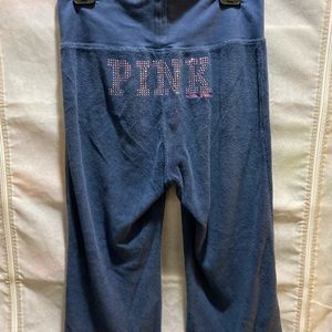 Pink VS terry towel pants